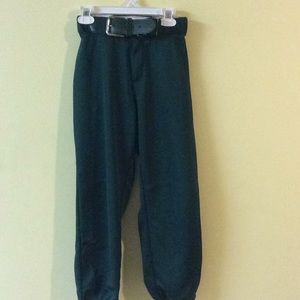 Softball pants dark green